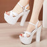 Elegant Platform Sandals for Women - Sexy High Heel Luxury Footwear